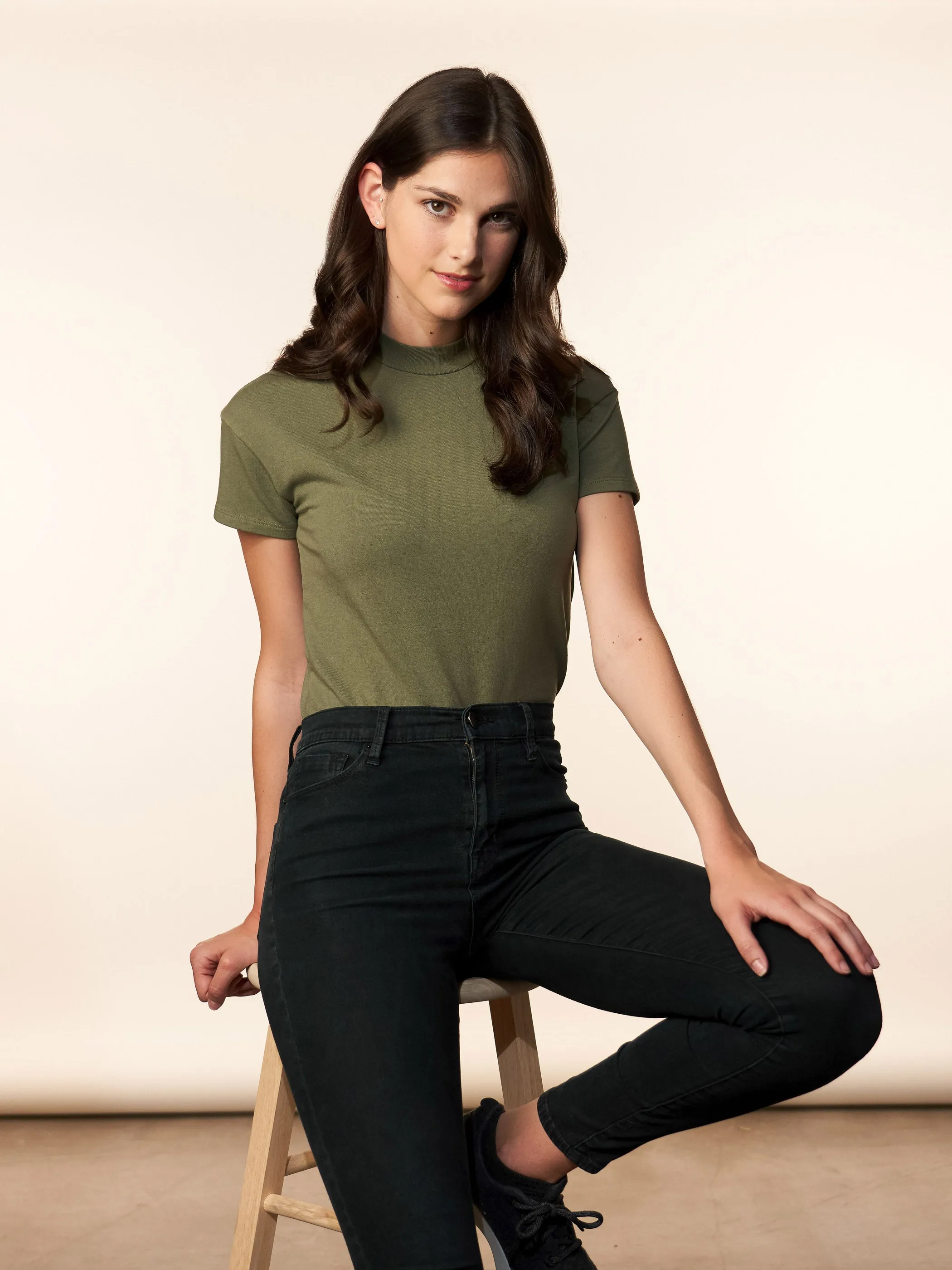 the liv tee - olive