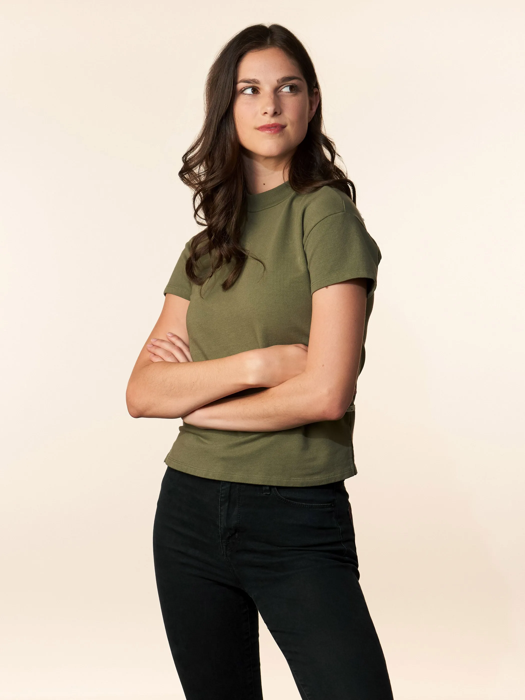the liv tee - olive