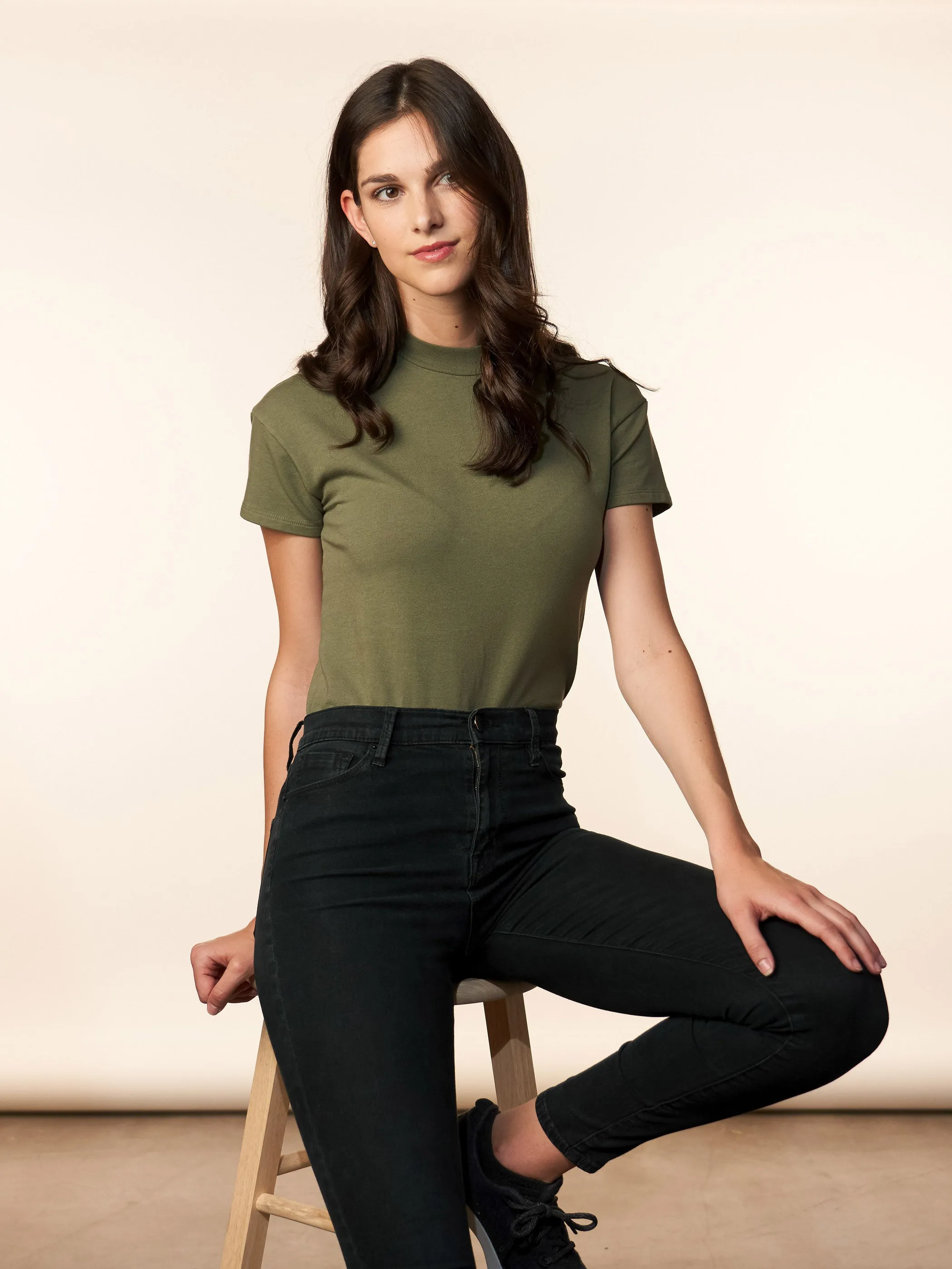 the liv tee - olive