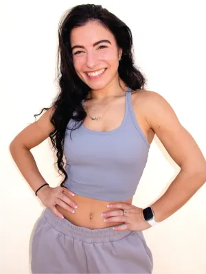 The Peachy Tank - Grey