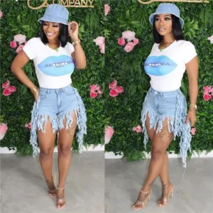 Tonia Teased Tassel Shorts