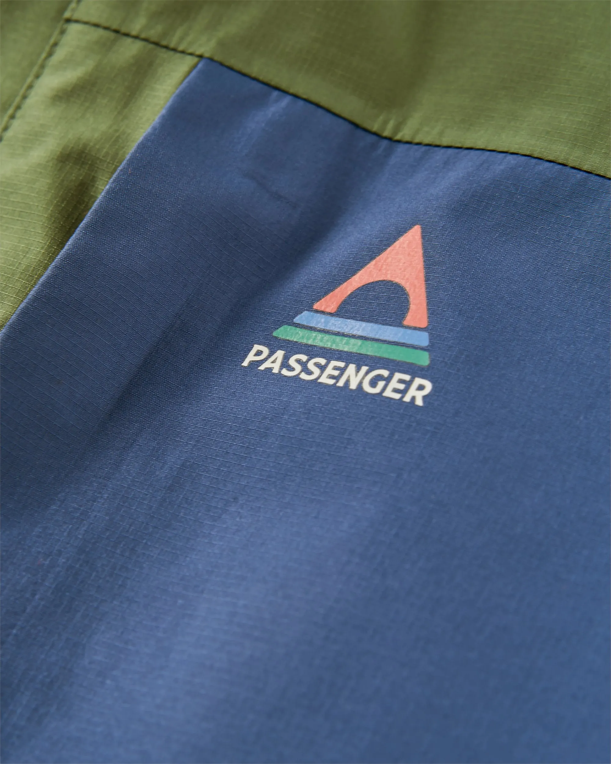Trailscape Men's Recycled Waterproof Jacket - Dark Denim/Wild Green