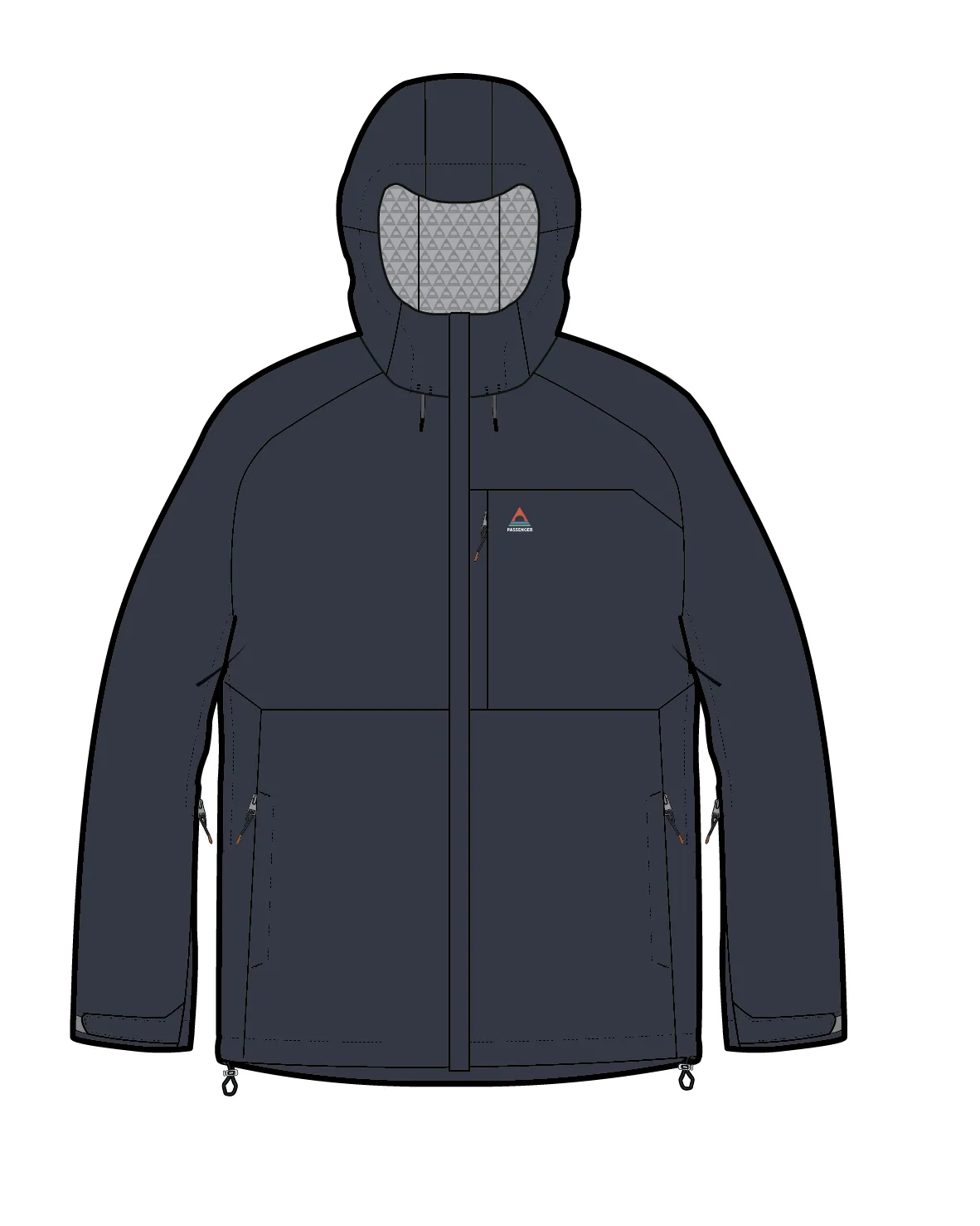 Trailscape Women's Recycled Waterproof Jacket - Charcoal