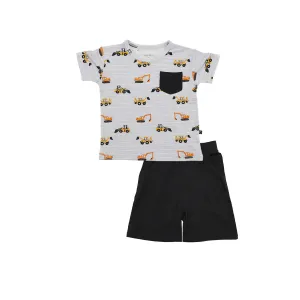 Tristan's Tractors Short Sleeve Shorts Set