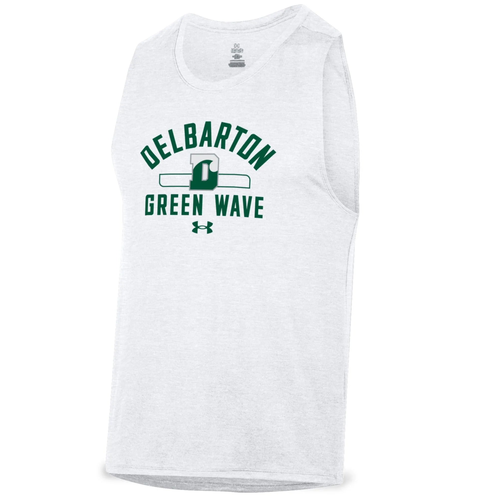 UA Tech Tank Sleeveless Tee- White