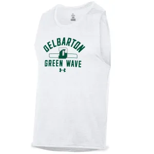 UA Tech Tank Sleeveless Tee- White