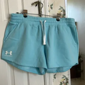 Under Armour Baby Blue Cotton Blend Loose Elastic PullOn Shorts w/ Drawstring-XL