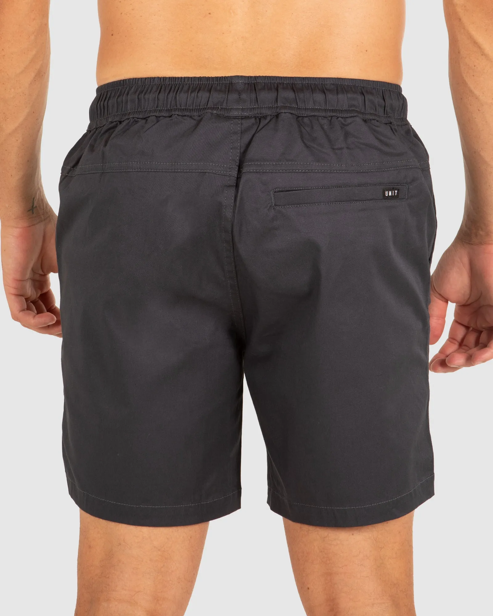 UNIT Daily Mens Acid Wash Shorts