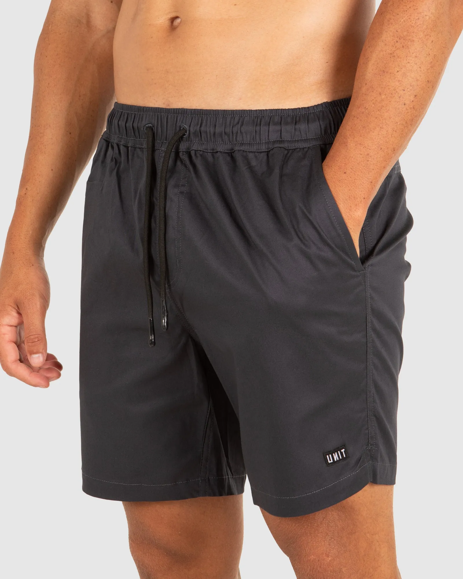 UNIT Daily Mens Acid Wash Shorts
