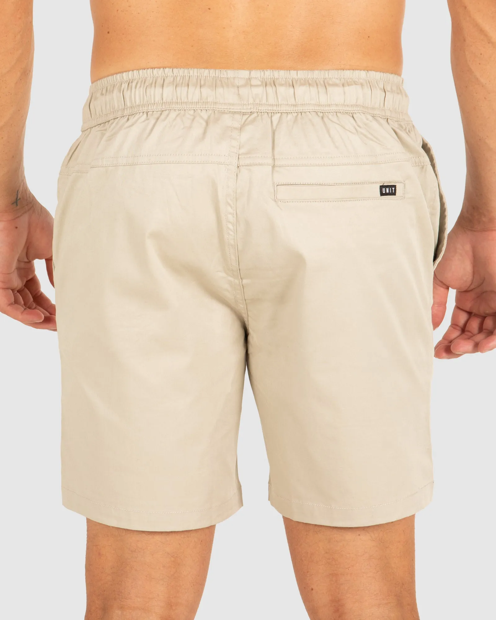 UNIT Daily Mens Acid Wash Shorts