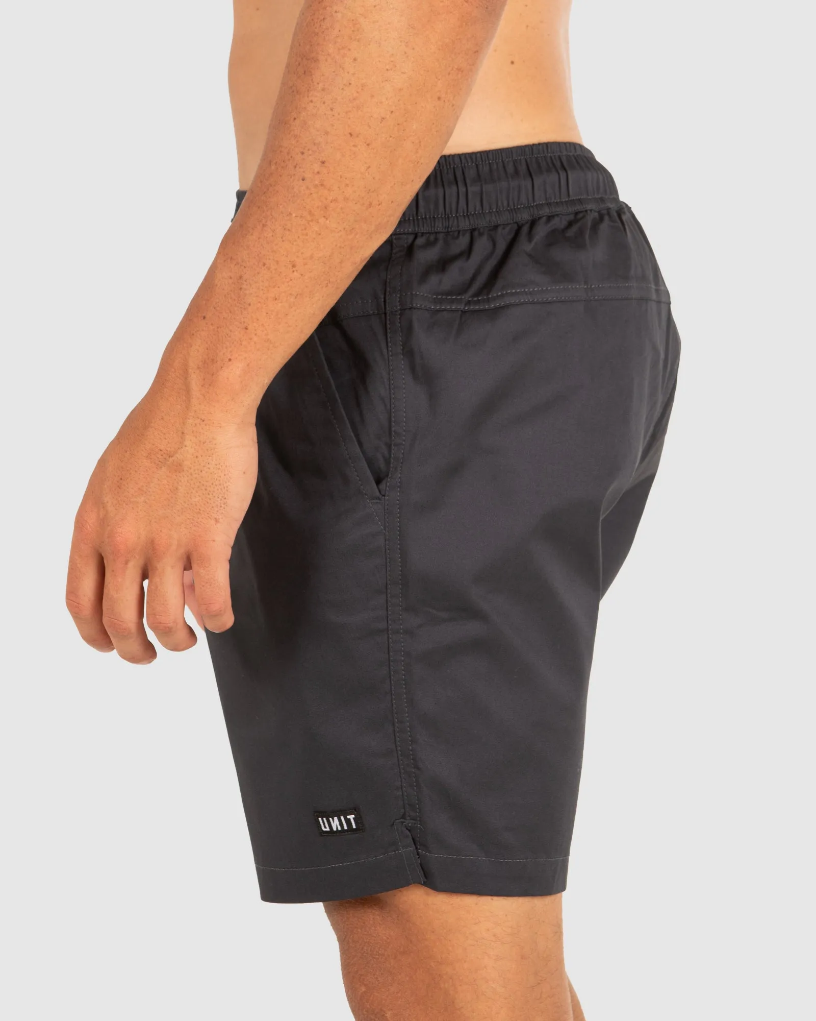 UNIT Daily Mens Acid Wash Shorts