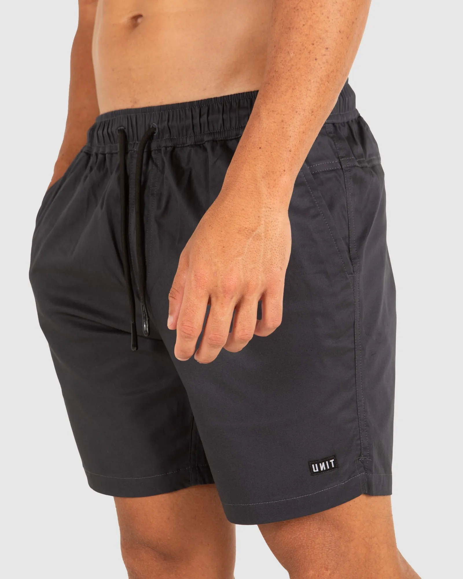 UNIT Daily Mens Acid Wash Shorts