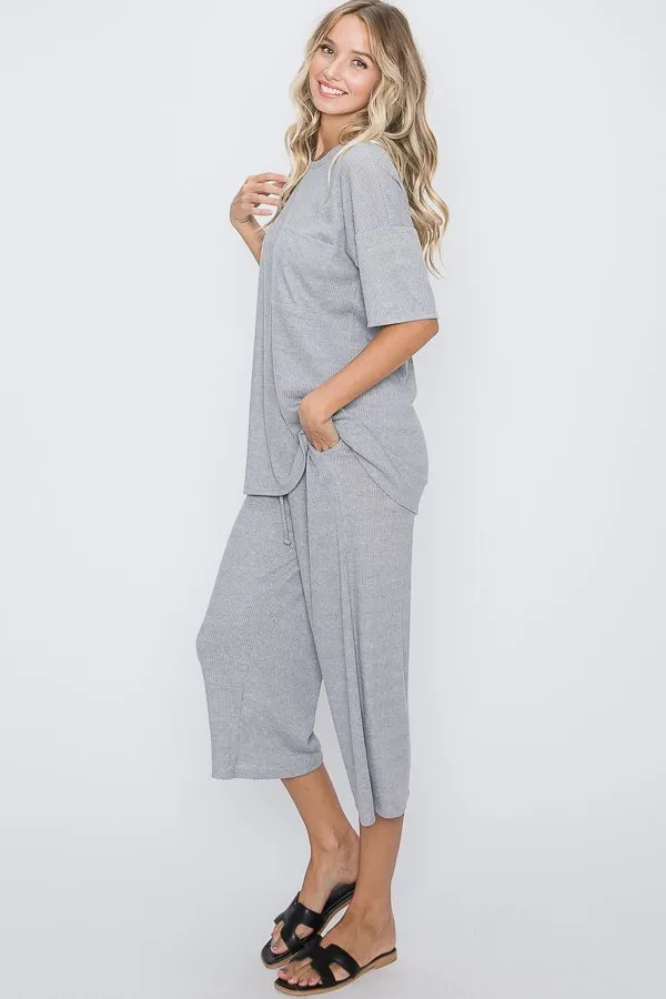 Urban Ribbed Crop Pant