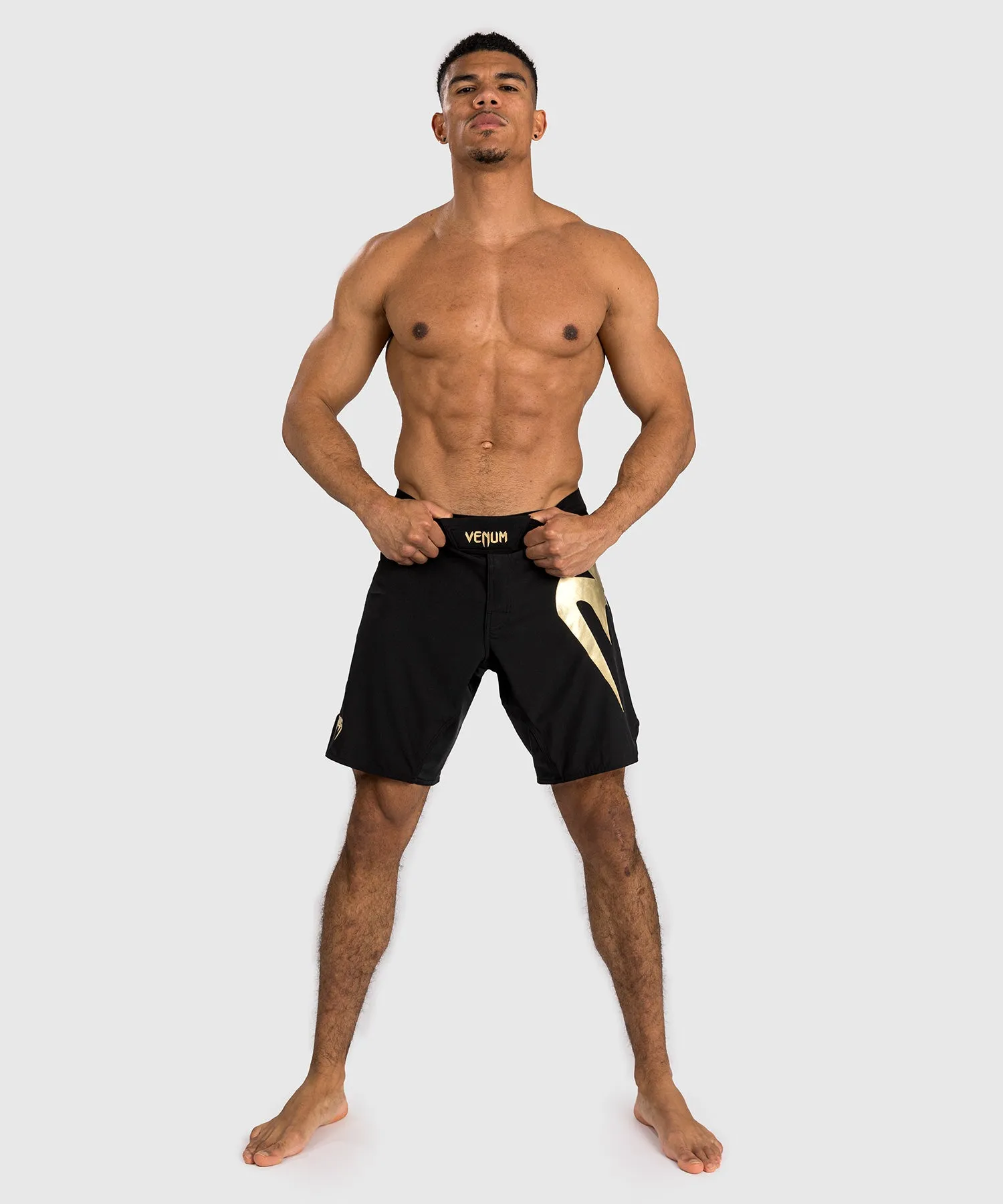 Venum Light 5.0 Vechtshorts - Zwart/Goud