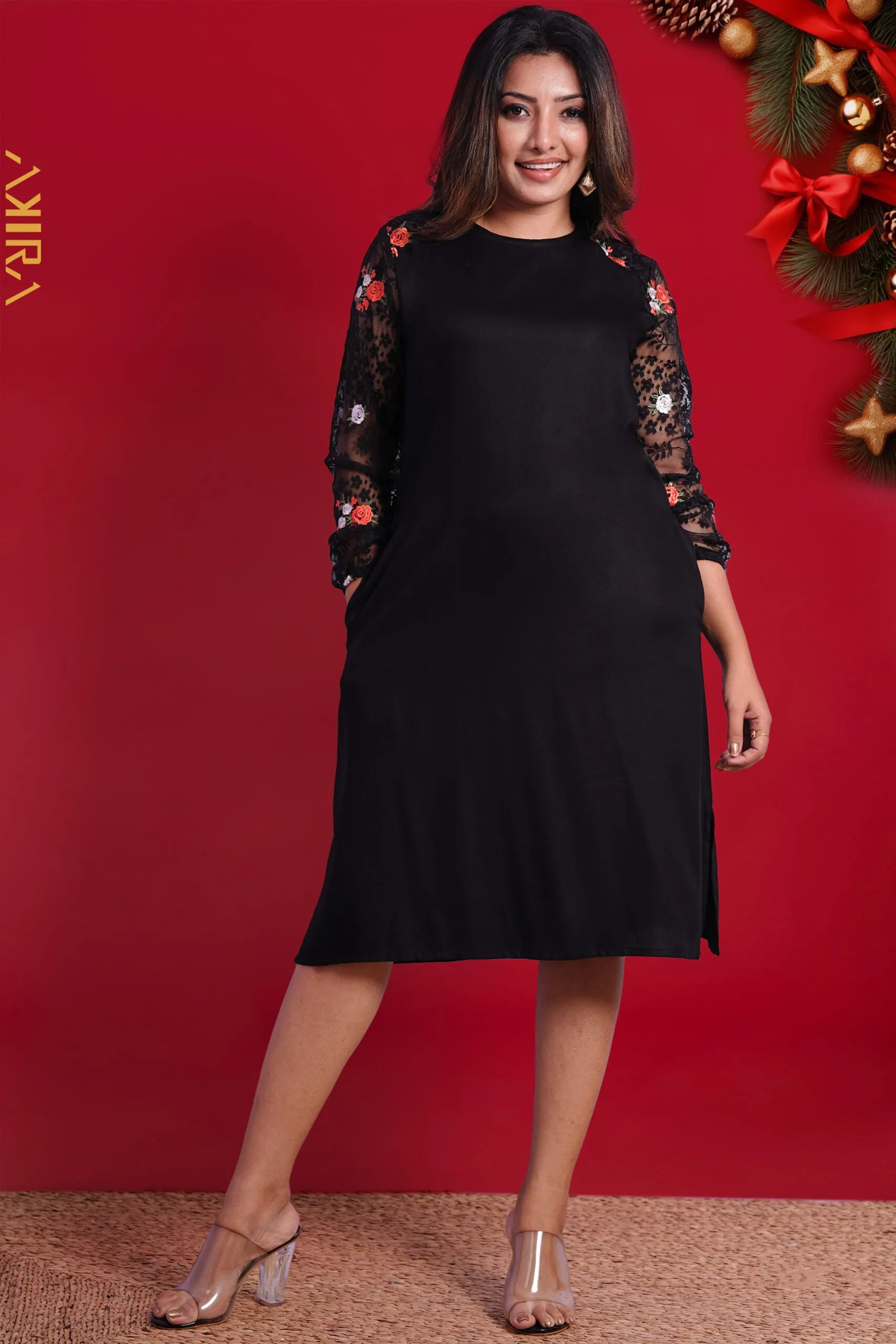 Victorian Dark Dress | Kaftan, Bohemian Dress, Floral Dress, Boho Maxi Dress