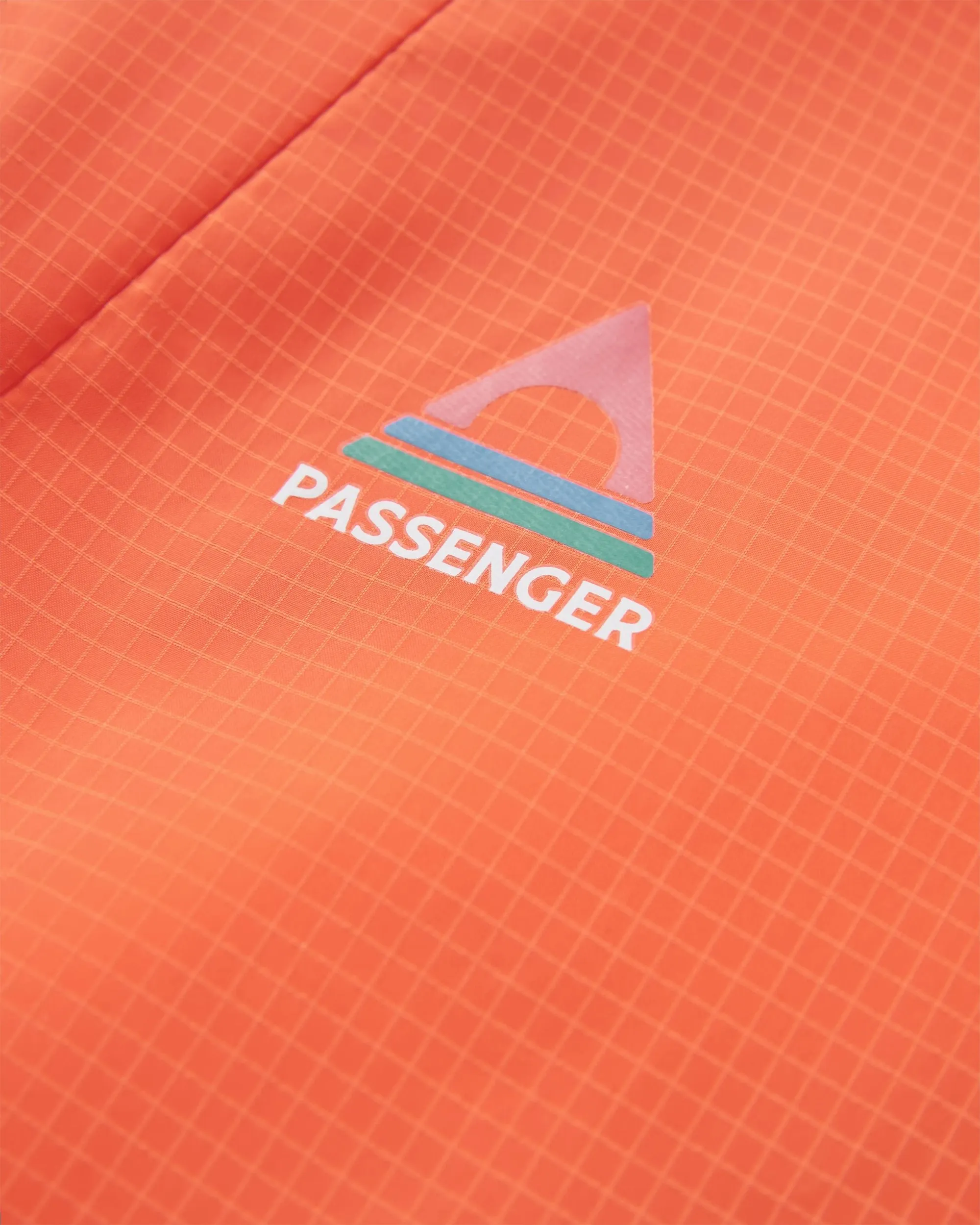 Viento Recycled Windshell Anorak - Ember Orange