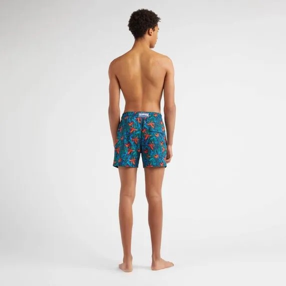 VILEBREQUIN Men Stretch Short Swim Shorts Tropical Flowers
