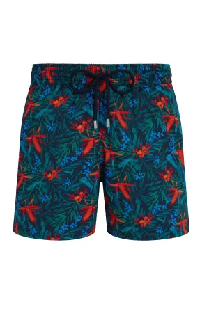 VILEBREQUIN Men Stretch Short Swim Shorts Tropical Flowers