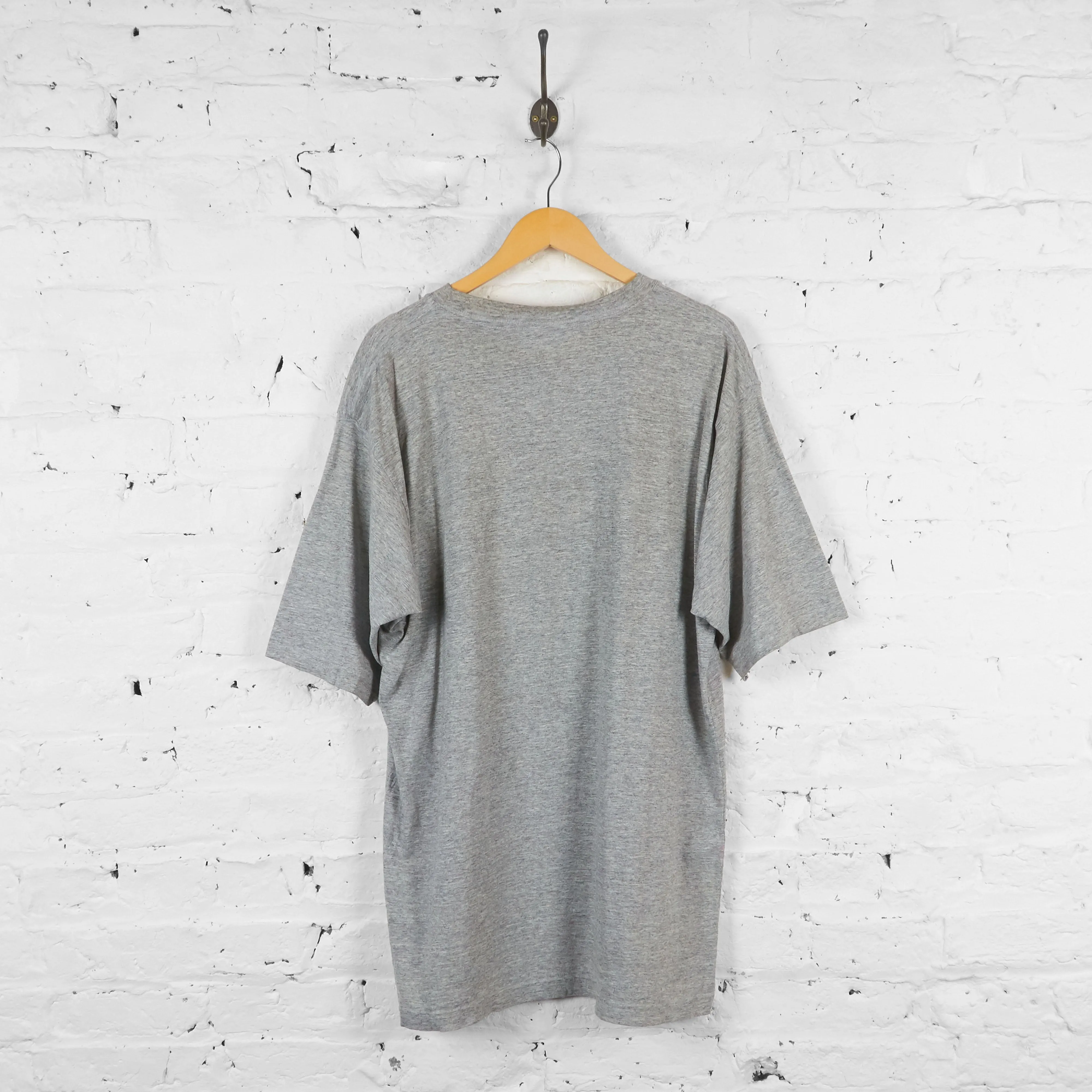 Vintage Reebok 90's T-shirt - Grey - XL