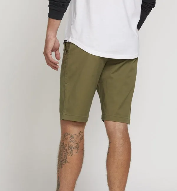 Volcom Frickin Modern Stretch Shorts - Army
