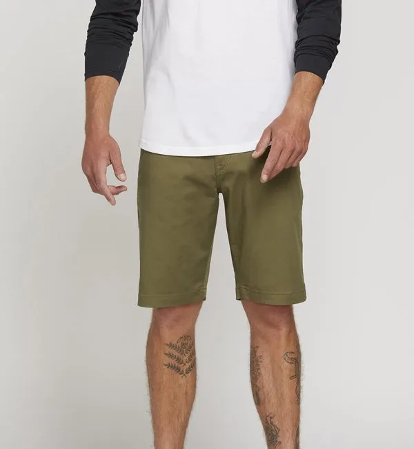 Volcom Frickin Modern Stretch Shorts - Army