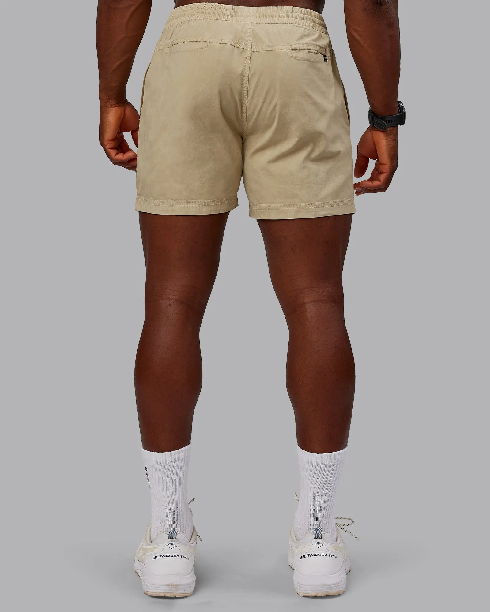 Washed Daily 5" Shorts - Pale Khaki