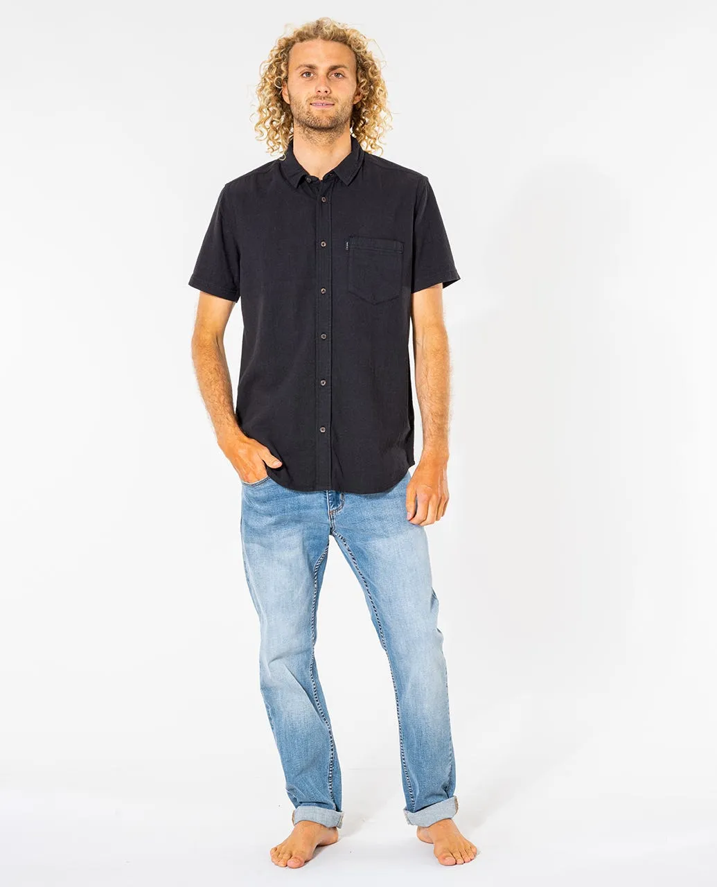 Washed Short Sleeve Shirt