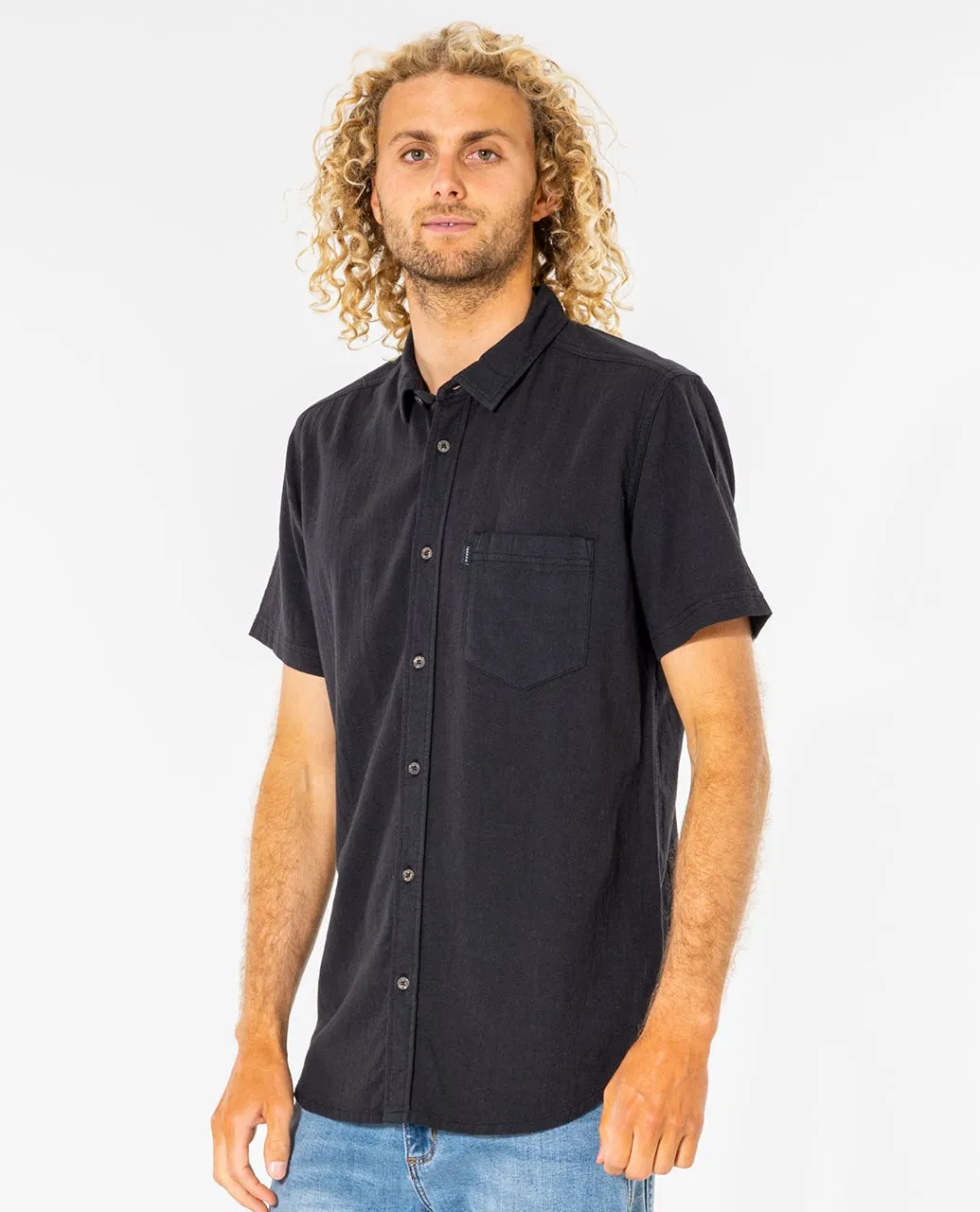 Washed Short Sleeve Shirt