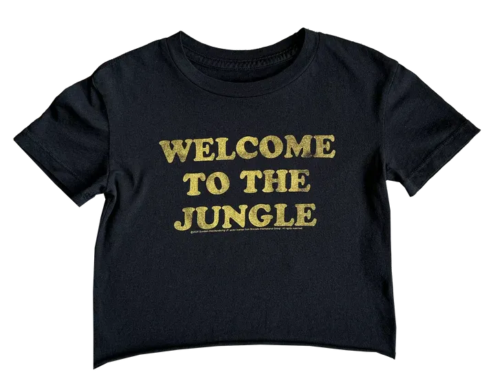 Welcome To The Jungle Crop Tee