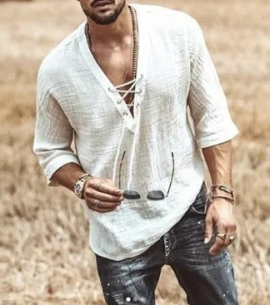 West Louis™ Summer Patchwork Short Sleeve Shirt