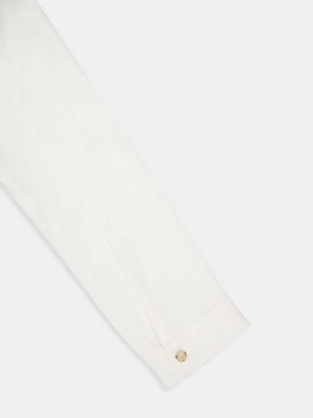 White Linen Popover Shirt