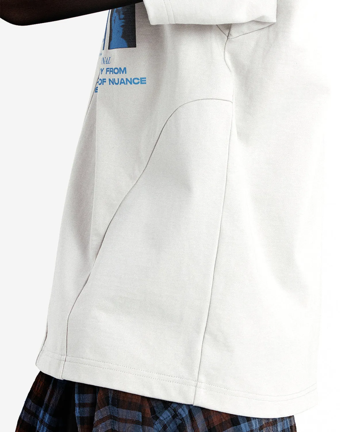 Wiggle Cut T-Shirt - Greige