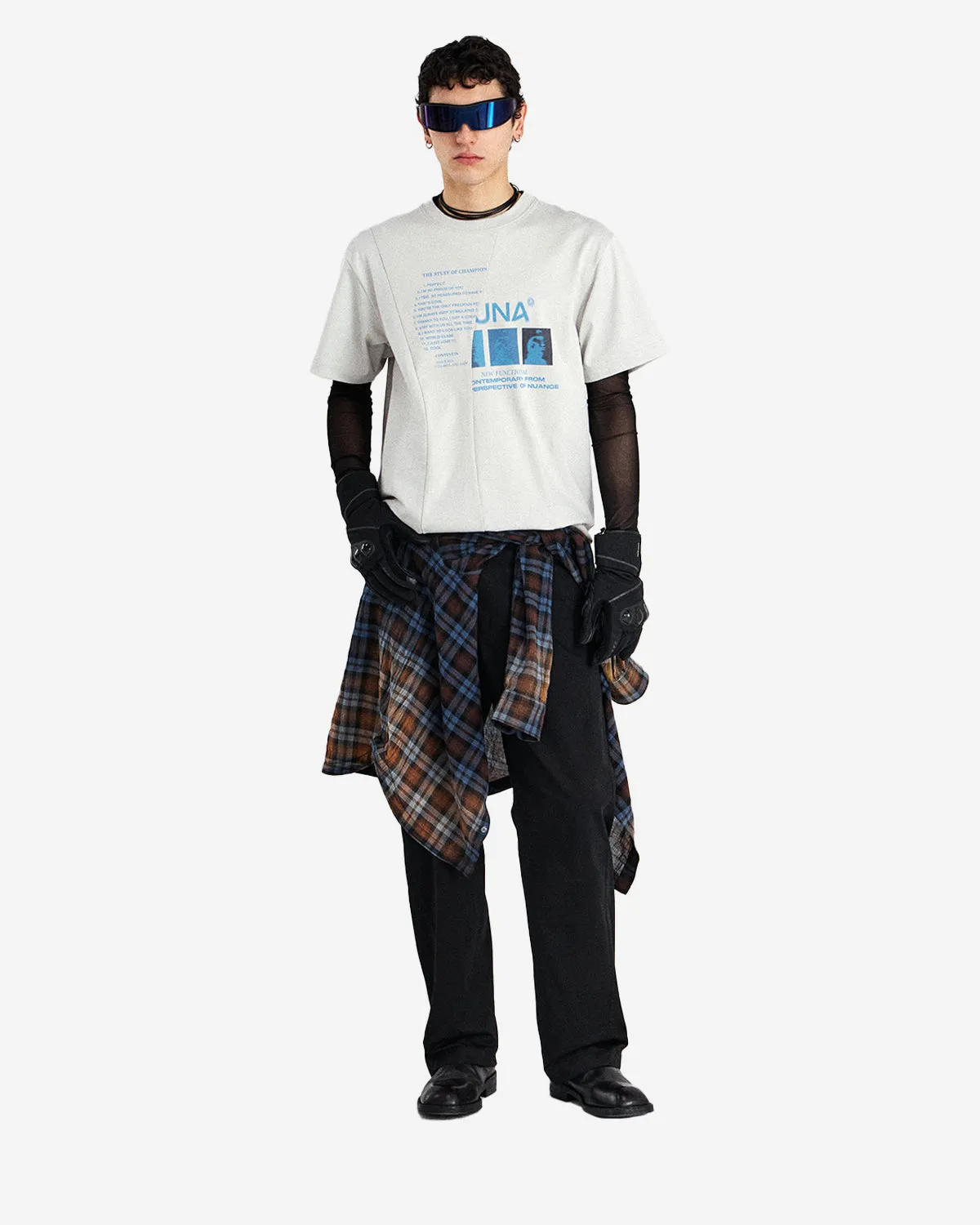 Wiggle Cut T-Shirt - Greige