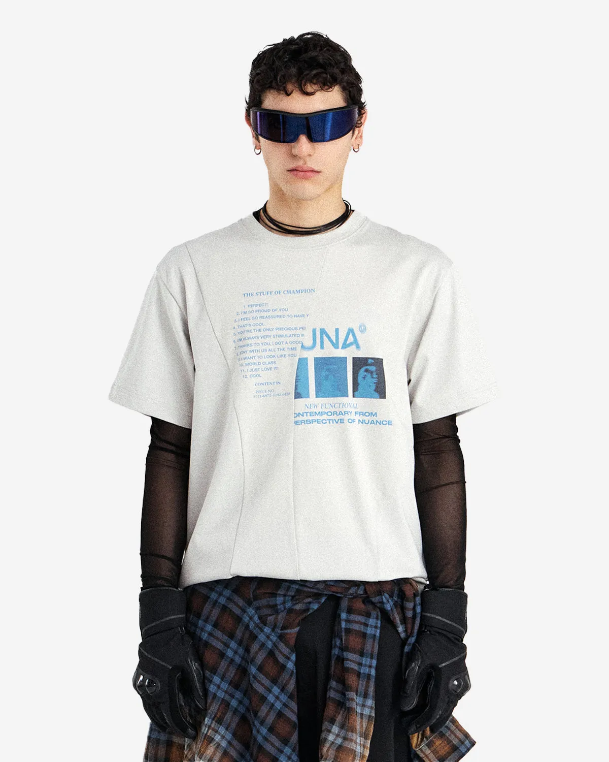 Wiggle Cut T-Shirt - Greige
