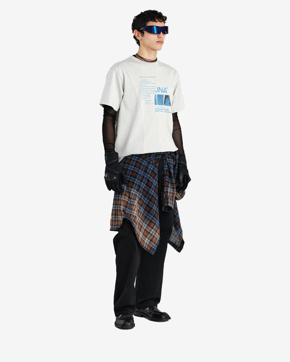 Wiggle Cut T-Shirt - Greige