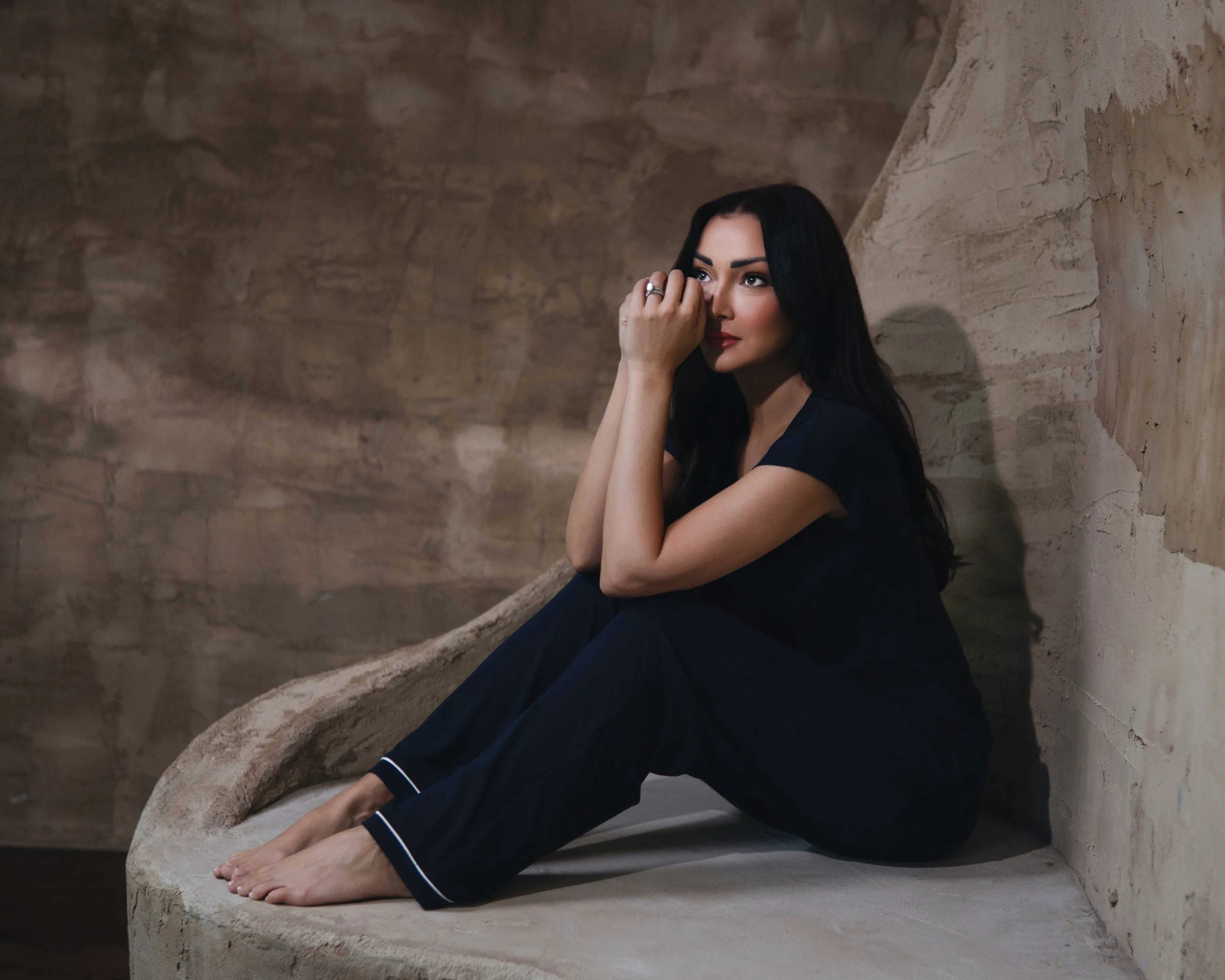 Women's Bamboo Short-Sleeve Tee   Pant Set