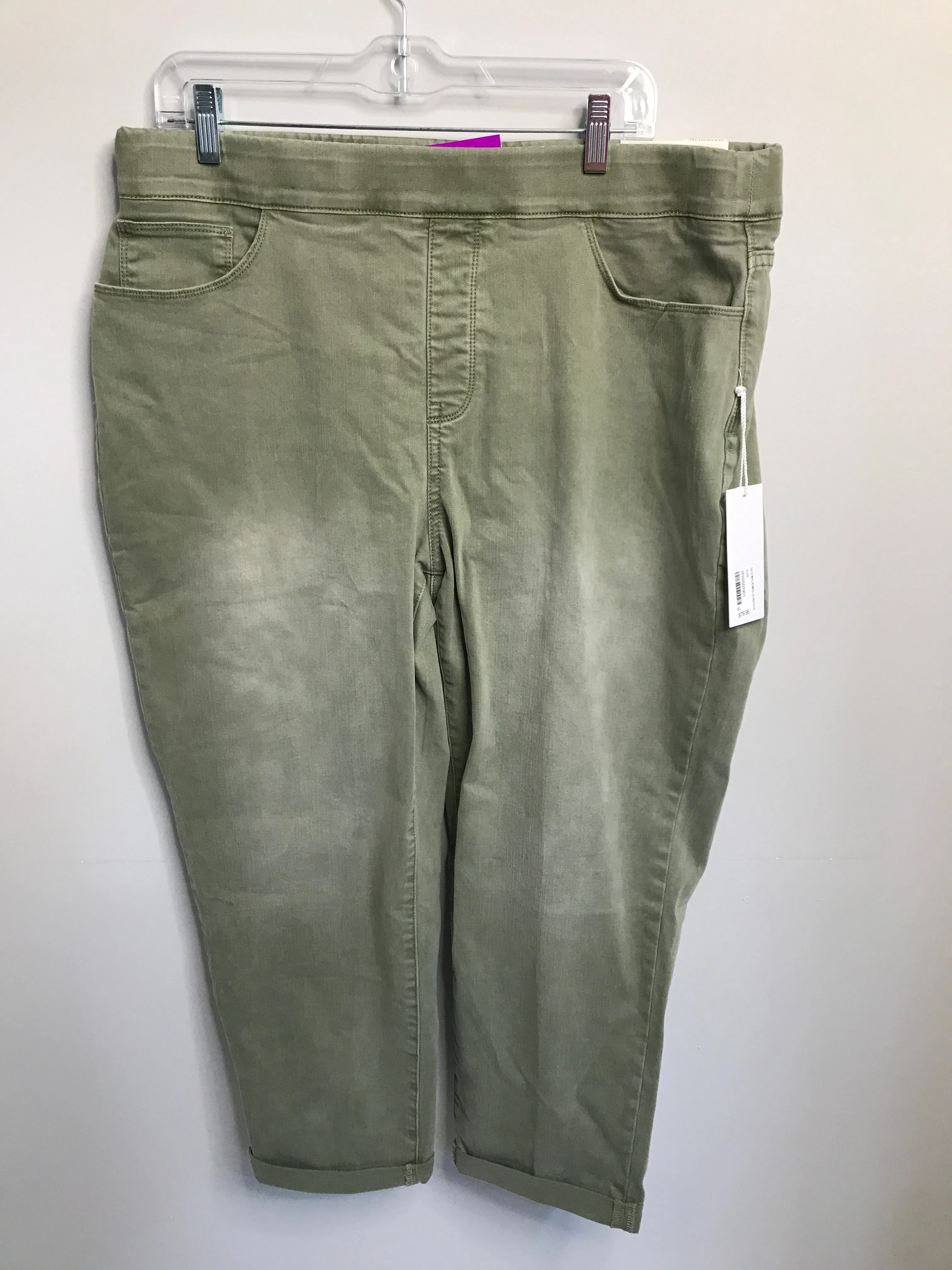 Womens Size XL Misses Green Soft Surroundings NWT Pants