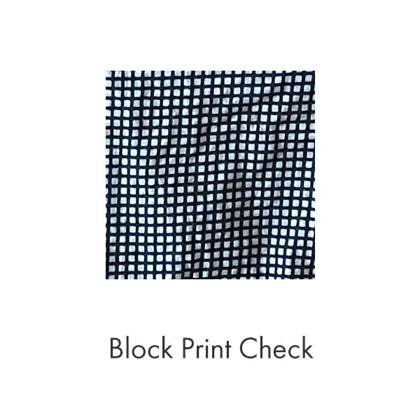 Workshirt in Block Print Check