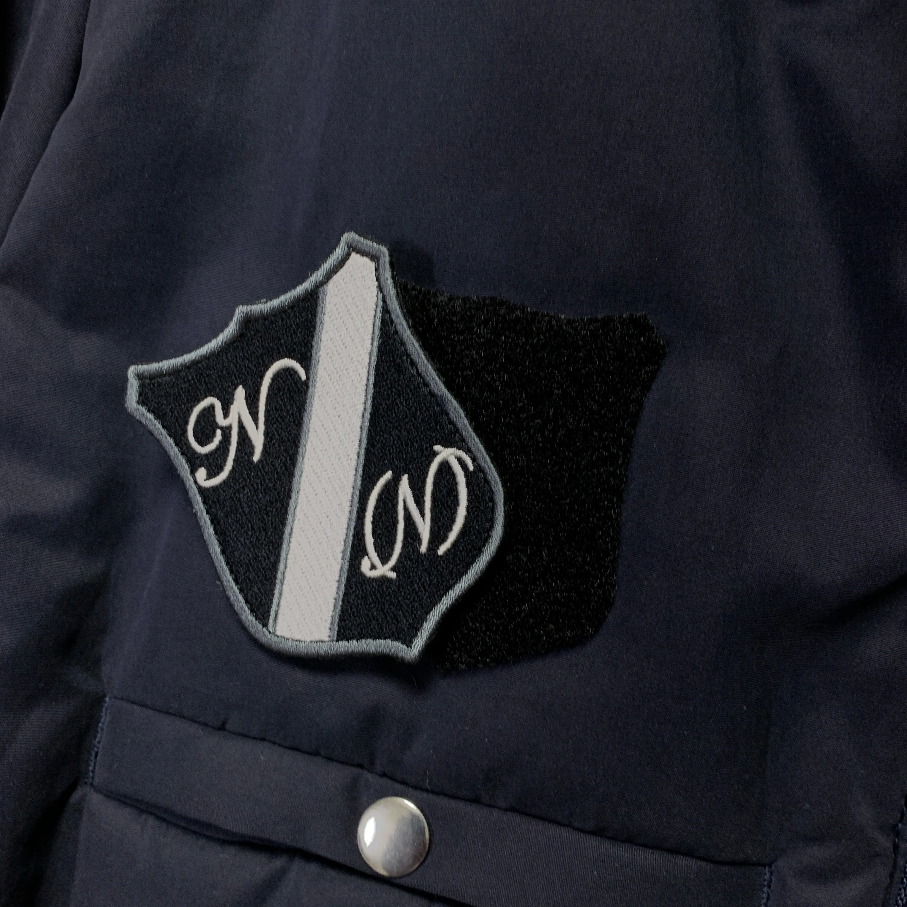 [XL] Number Nine Crest Logo Puffer Jacket Navy