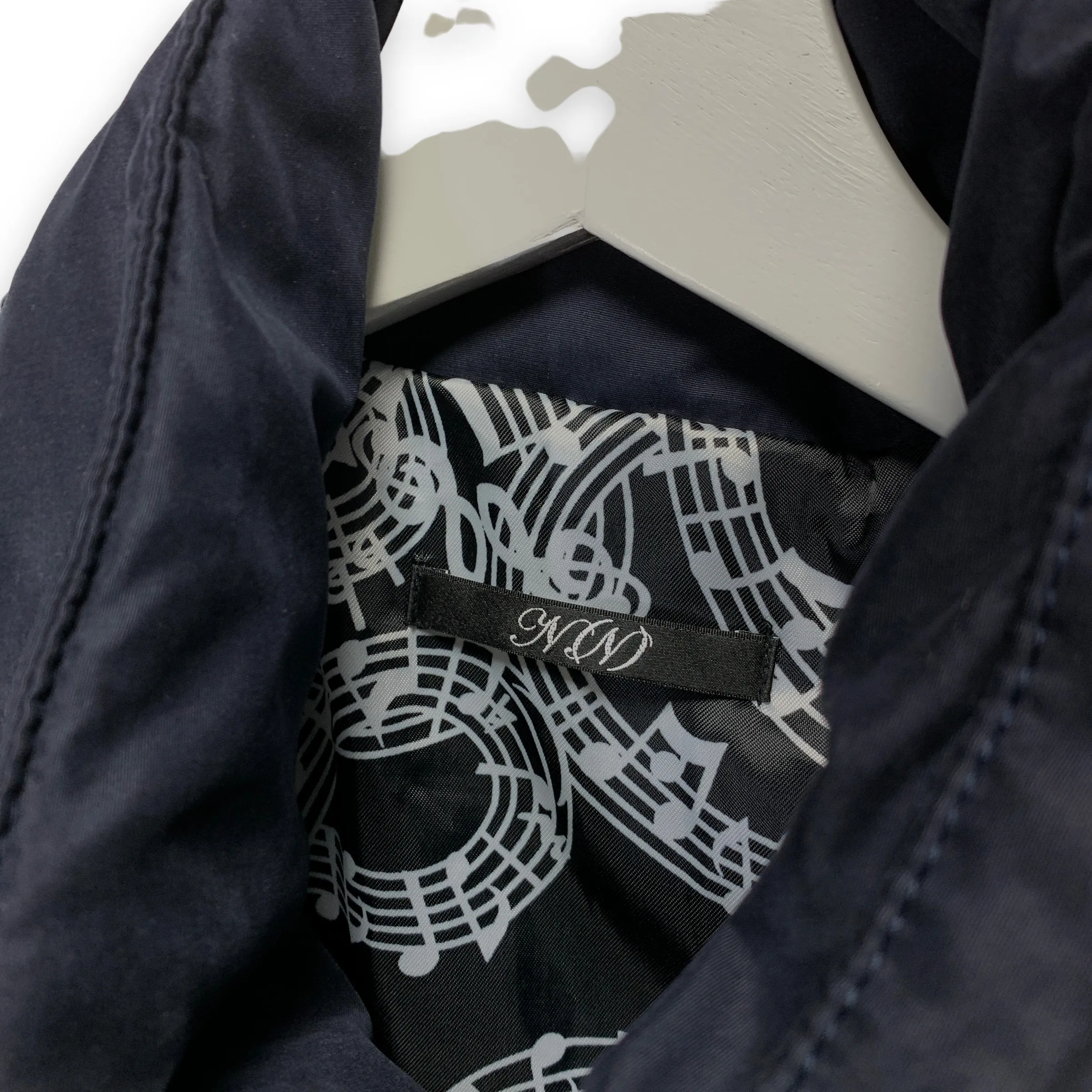 [XL] Number Nine Crest Logo Puffer Jacket Navy