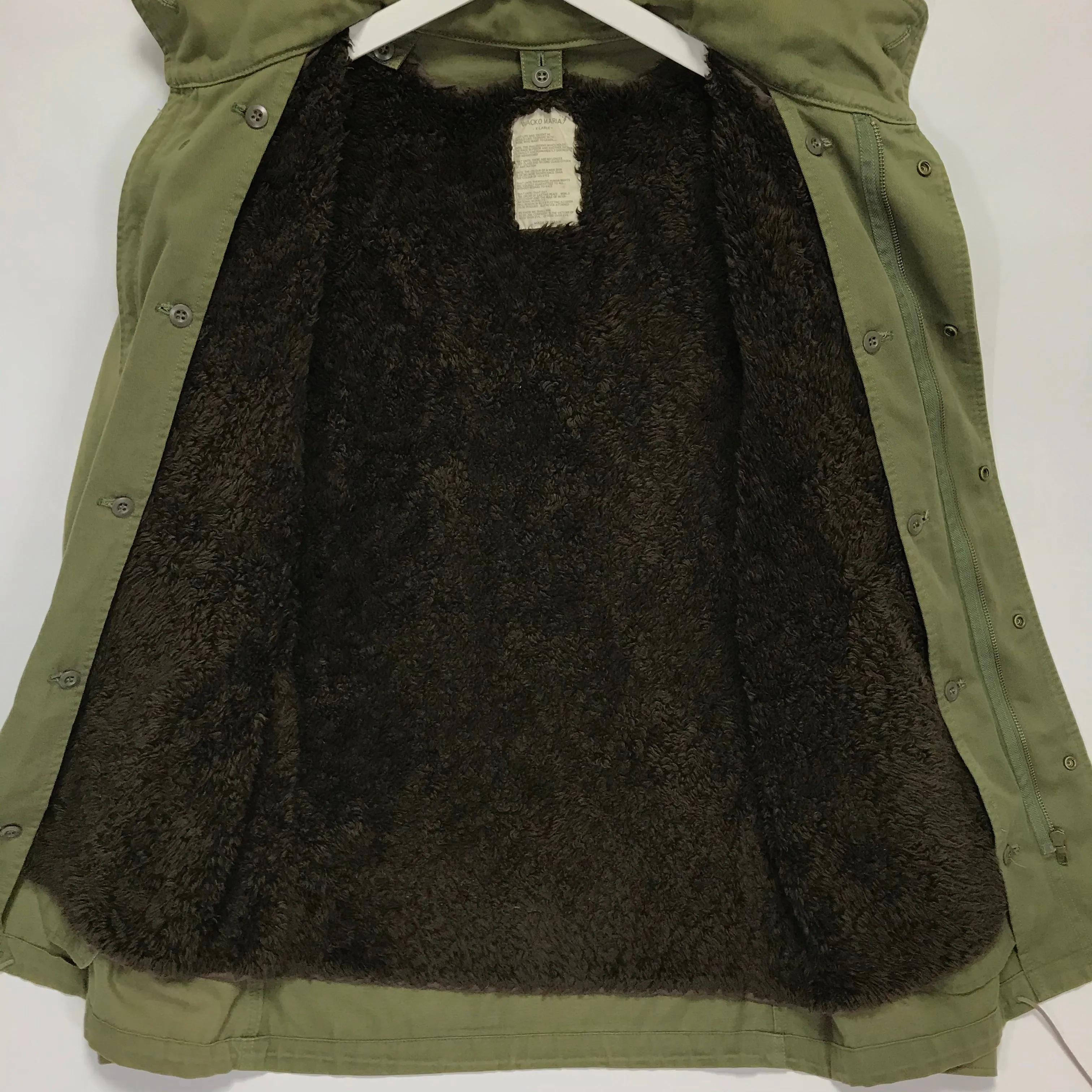 [XL] Wacko Maria Guilty Parties M-65 Jacket Olive