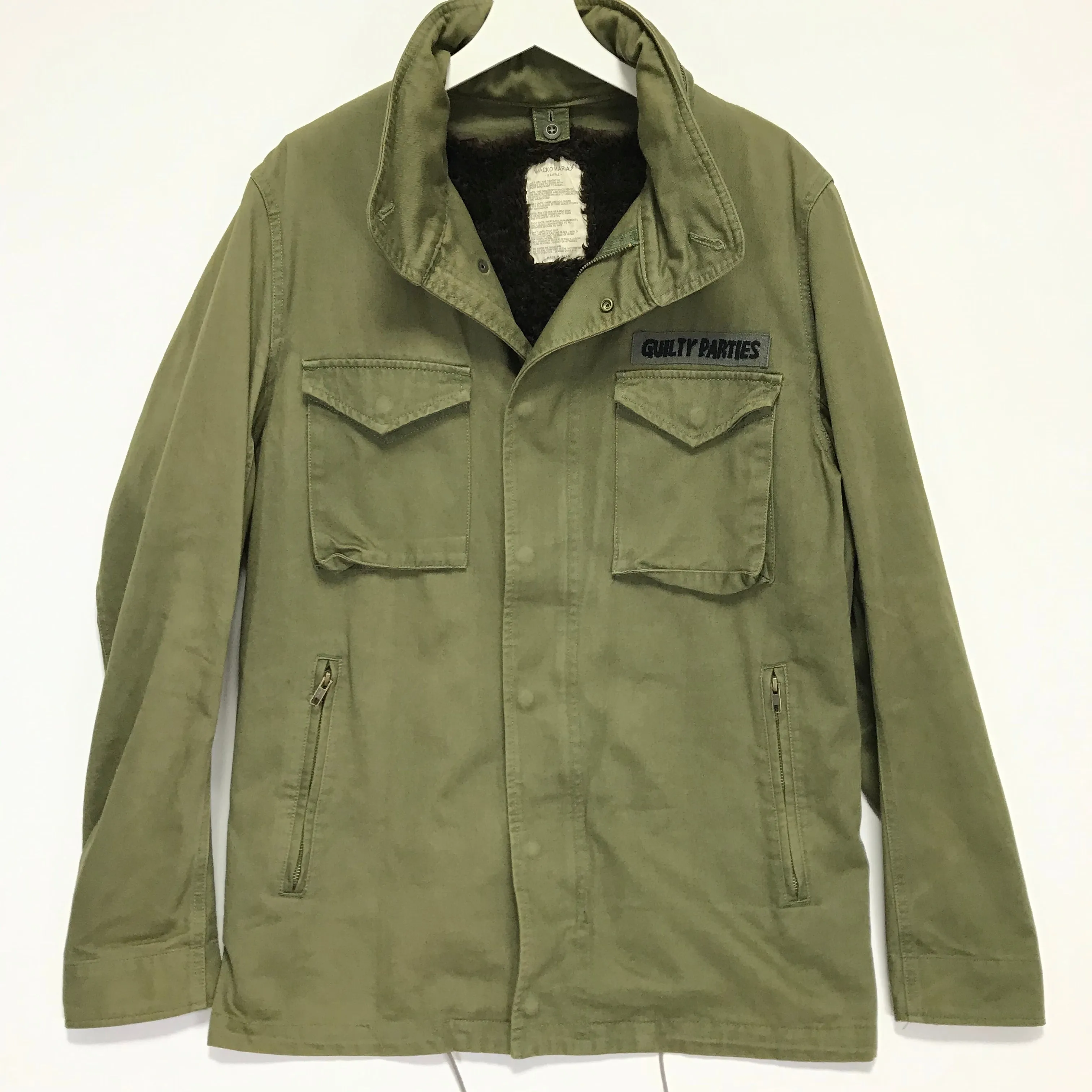 [XL] Wacko Maria Guilty Parties M-65 Jacket Olive