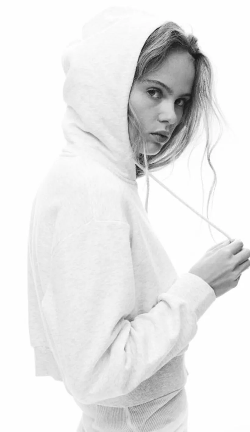 XSmall Confetti Dye Cropped Zip Hoodie