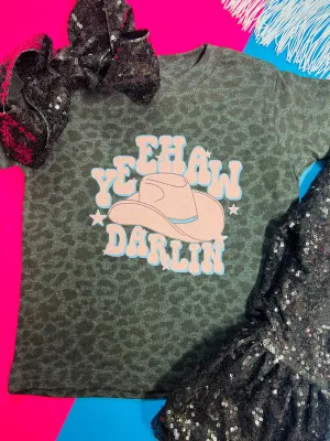 Yeehaw Darlin Leopard Tee (Infant-Youth)