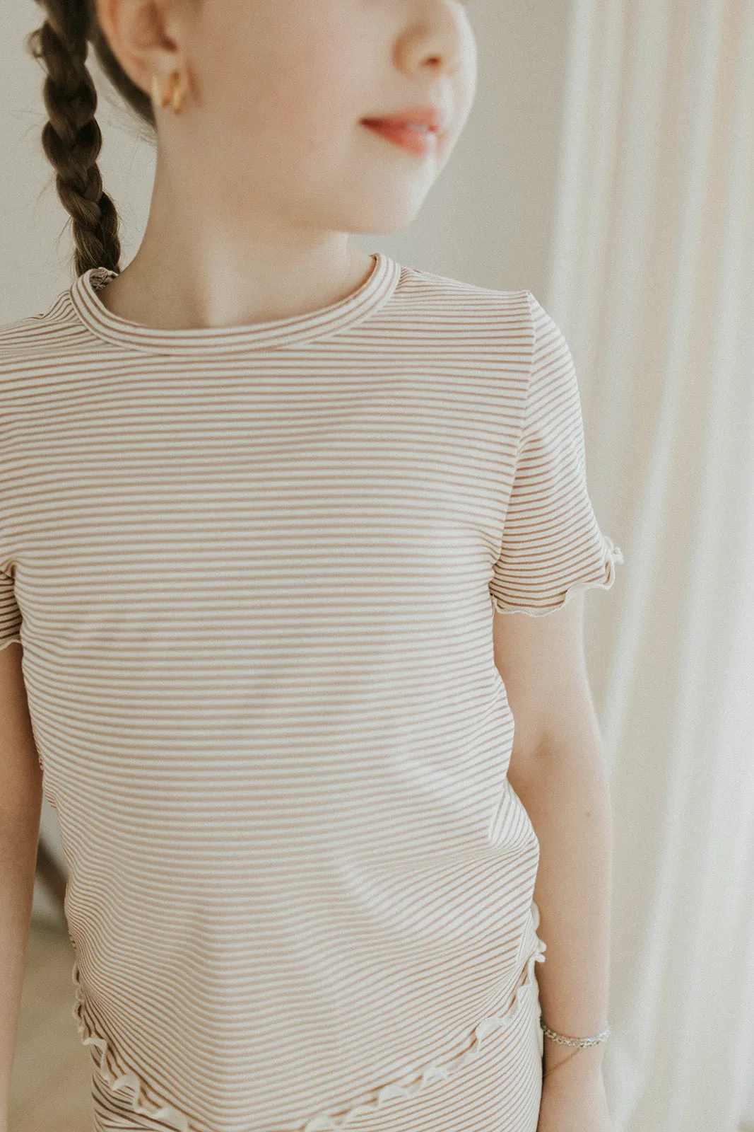 Youth Lettuce Hem Tee