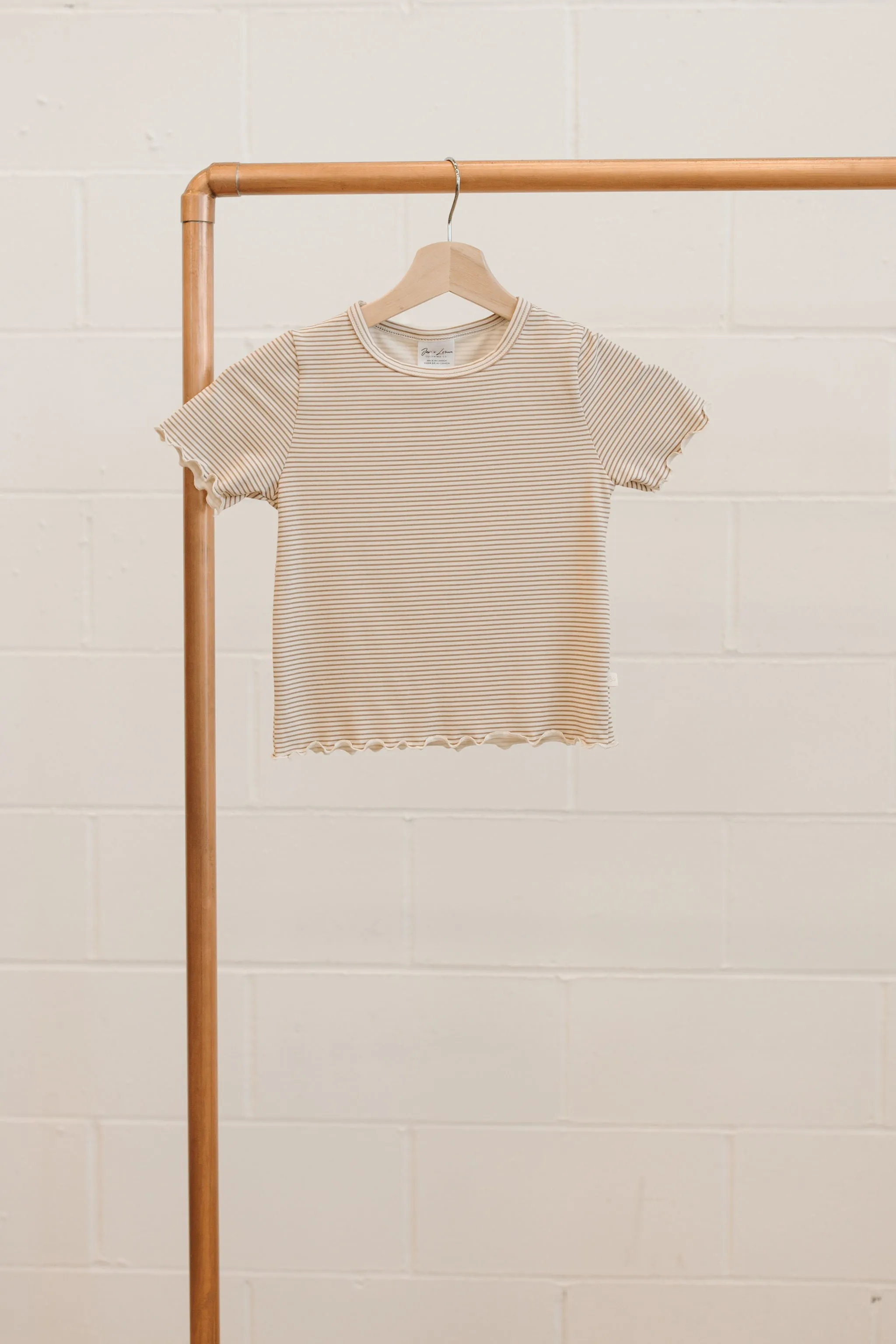 Youth Lettuce Hem Tee