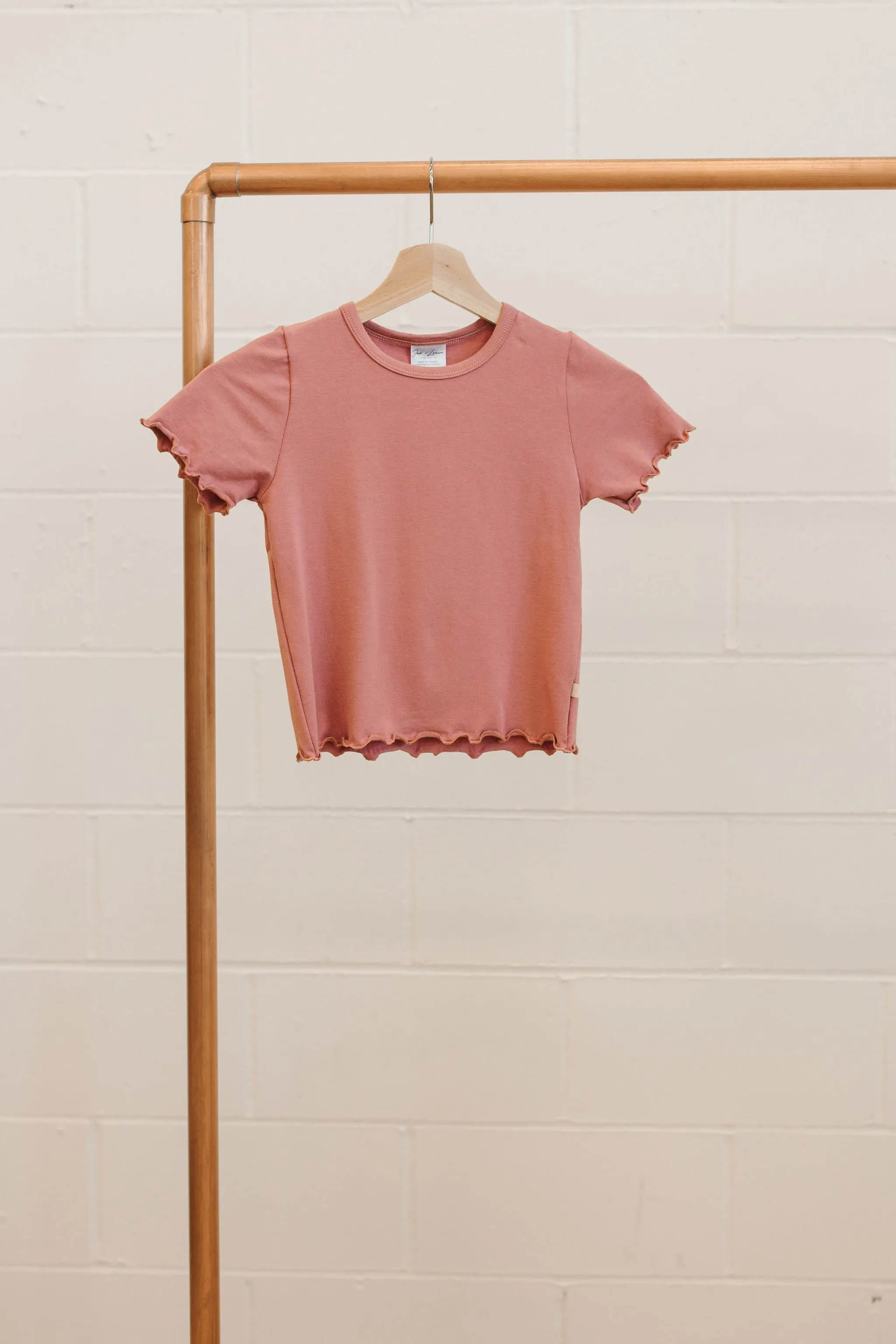 Youth Lettuce Hem Tee