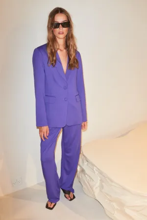 Zoe Slim Blazer Purple