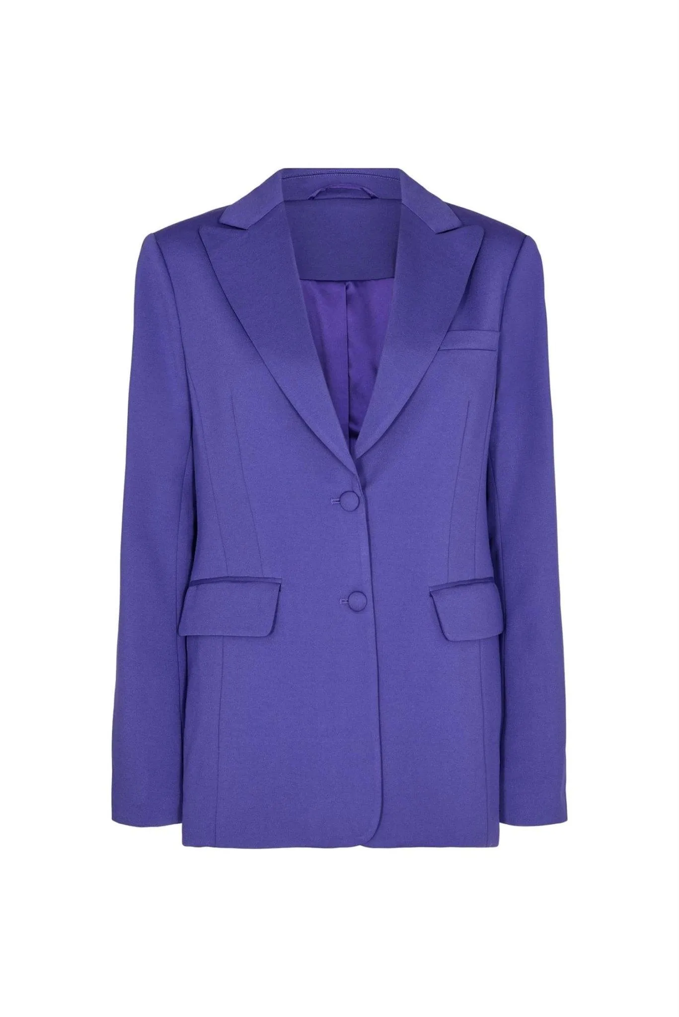 Zoe Slim Blazer Purple