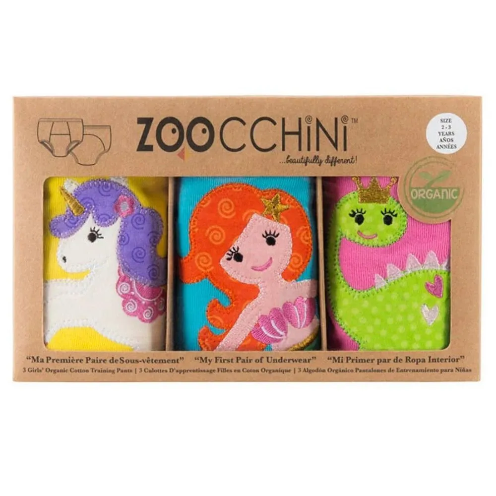 ZOOCCHINI Organic Potty Training Pants Set (Fairy Tails)